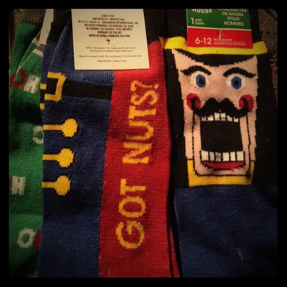 Mens christmas socks great secret Santa gift